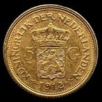 Nederland. Wilhelmina. 5 Gulden 1912  (Zonder Minimumprijs), Postzegels en Munten