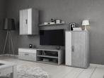 Wandmeubel | 4 meubels voor maar €129! | TV-Meubel grijs wit, Nieuw, Overige materialen, Minder dan 100 cm, 25 tot 50 cm