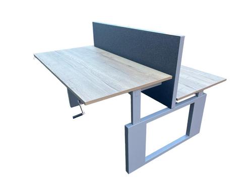 Dubbel bureau, Huis en Inrichting, Bureaus, Bureau, Nieuw, In hoogte verstelbaar, Verzenden