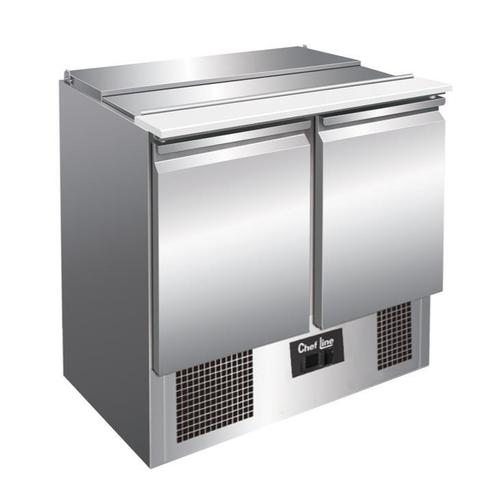 Saladette Chef Line | 2 Deuren | 90cm breed, Zakelijke goederen, Horeca | Keukenapparatuur, Nieuw in verpakking, Verzenden