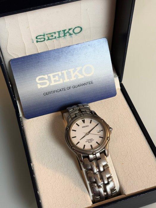 Seiko - Seiko Titanium [Vintage - Full Set] - Zonder, Sieraden, Tassen en Uiterlijk, Horloges | Antiek