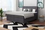OpbergBoxspring 160x200- 180x200cm vanaf € 629,00, Huis en Inrichting, Slaapkamer | Boxsprings, 200 cm, Modern, 160 cm, Grijs