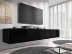 TV-Meubel - Zwevend - Hoogglans zwart - 200x30x40 cm, Nieuw, 150 tot 200 cm, Overige materialen, Minder dan 100 cm