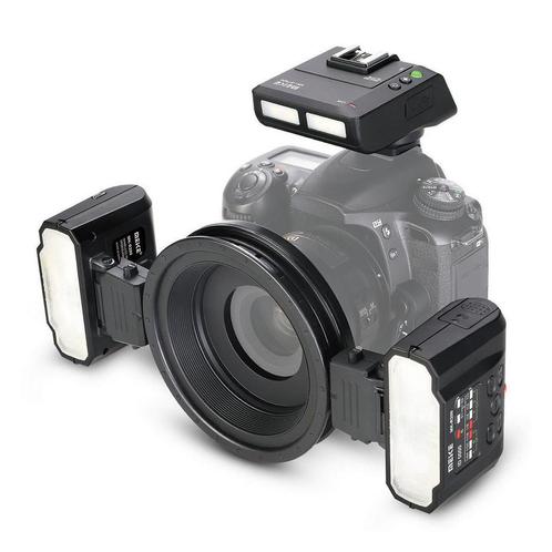 Meike Macro Twin Flash Kit MK-MT24 voor Sony - Demomodel, Audio, Tv en Foto, Fotografie | Flitsers, Gebruikt, Verzenden