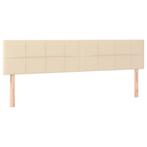 Hoofdbord 90cm Creme - Retourdeal - Stijlvol & Voordelig!..., Verstelbaar, Nieuw, Ophalen of Verzenden, 180 cm