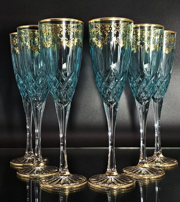 Artemisia - Drinkset (6) - I Merletti - Kristal, Antiek en Kunst, Antiek | Meubels | Tafels