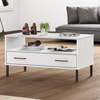 vidaXL Salontafel met metalen poten OSLO 85x50x45 cm, Huis en Inrichting, Tafels | Salontafels, 50 tot 100 cm, Verzenden, Nieuw