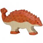 Holztiger - Houten Dieren - Dinosaurus Ankylosaurus - 12 cm, Nieuw