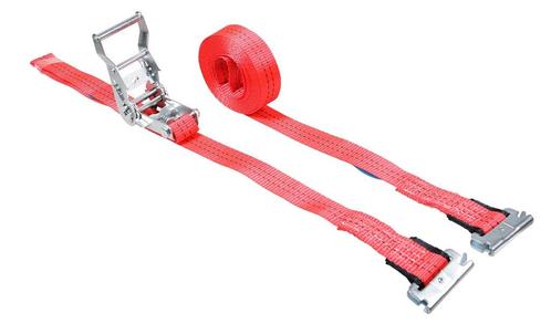 Spanband 35 mm 2 ton 6M Rood met Sleufgatfitting, Auto diversen, Aanhangwagen-onderdelen, Nieuw, Verzenden