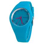 Fako® - Horloge - Geneva - Siliconen Ultra - Lichtblauw, Sieraden, Tassen en Uiterlijk, Horloges | Dames, Verzenden, Nieuw