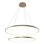 Design hanglamp goud, Kubra, 60W, warm tot koud wit, Design, Nieuw, Ophalen of Verzenden, Metaal