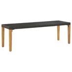 Tuinbank 80cm Zwart | OP=OP | Acaciahout!, Ophalen of Verzenden, Nieuw, Rotan