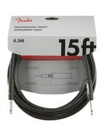 Fender Professional Series instrument kabel 4.5m zwart, Muziek en Instrumenten, Instrumenten | Toebehoren, Verzenden, Nieuw