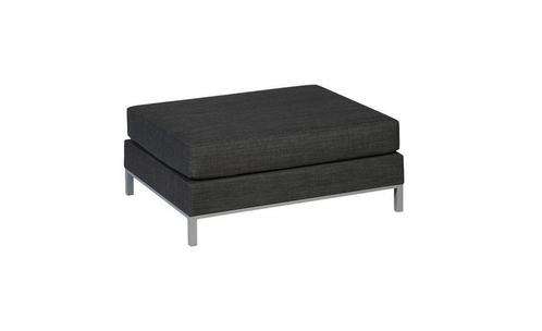Exotan Casablanca footstool black |, Tuin en Terras, Tuinsets en Loungesets, Ophalen of Verzenden