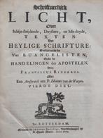 Franciscus Ridderus - Schriftuerlijck licht, over, Antiek en Kunst