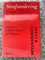 Strafvordering – Tekst en commentaar, Gelezen, C.P.M. Cleiren & J.F. Nijboer, Verzenden, Nederland