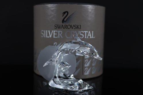 Figuur - Swarovski - Dolfijn op Golf (Boxed + Certificate) -, Antiek en Kunst, Curiosa en Brocante