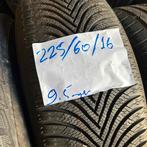 2 x Michelin Alpin 5 225-60-16 Winterbanden 9,5mm, Auto-onderdelen, Banden en Velgen, Gebruikt, 16 inch, Band(en), Personenwagen