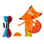 Knutselset Borduren / Kruissteek - Vos - Draad & Naald - Bla, Ophalen of Verzenden, Nieuw