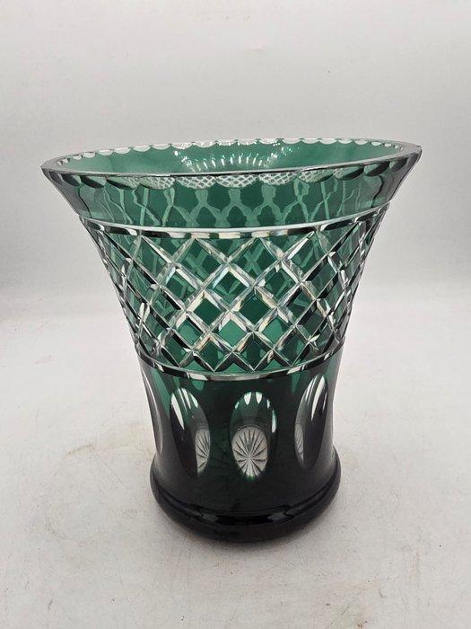 Val Saint Lambert - Vaas - Kristal, Antiek en Kunst, Antiek | Glas en Kristal