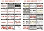 Nu Alle soorten Zundapp Stickers bij De Zundappman, Fietsen en Brommers, Brommeronderdelen | Zundapp, Nieuw, Overige typen, Ophalen of Verzenden