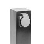 Tuinstopcontact RVS Dubbel Buitenverlichting, Overige materialen, Verzenden, Minder dan 50 watt, Overige typen