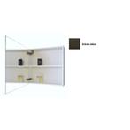 Spiegelkast Sanicare Qlassics 60 cm 1 Deur Schots-Eiken, Ophalen of Verzenden, Nieuw, Chroom, Bad