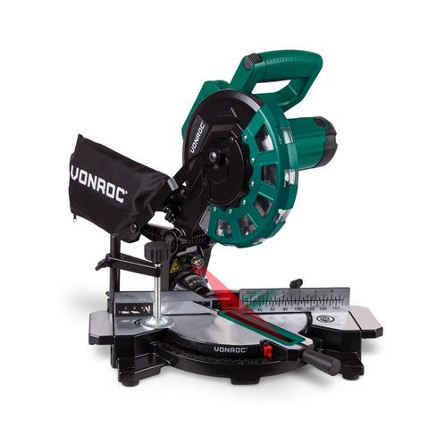 Afkortzaag 1700W - 216mm | Kap- en verstekzaag met laser, Doe-het-zelf en Verbouw, Gereedschap | Zaagmachines, Nieuw, Verzenden