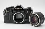 Canon A-1 + FD 1,4/50mm Single lens reflex camera (SLR), Audio, Tv en Foto, Fotocamera's Analoog, Nieuw