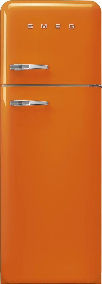 Smeg FAB30ROR5 rechtsdraaiende retro koelkast - oranje, Witgoed en Apparatuur, Koelkasten en IJskasten, 150 tot 200 liter, Energieklasse A of zuiniger