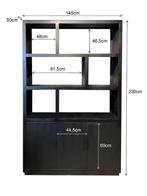 Jaxx Black 145cm-12366, Ophalen of Verzenden, Nieuw