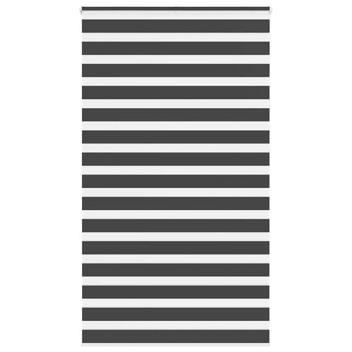 vidaXL Zebra rolgordijn 125x230 cm stofbreedte 120,9 cm, Huis en Inrichting, Stoffering | Gordijnen en Lamellen, Zwart, Nieuw