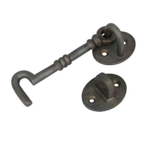 Deurhaak en vanger 110 mm ijzer geroest, Doe-het-zelf en Verbouw, Hang- en Sluitwerk, Nieuw, Ophalen of Verzenden