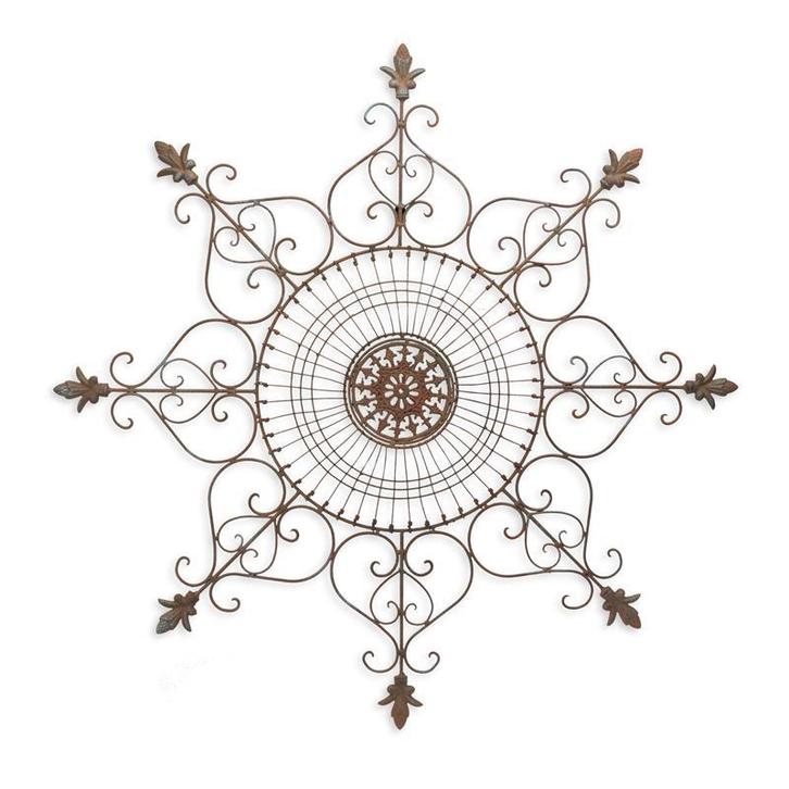 Wanddecoratie van sierijzer (Beeldjes - Decoratie), Antiek en Kunst, Kunst | Beelden en Houtsnijwerken, Verzenden