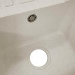 Spoelbak - Wasbak - Keuken - Graniet - 76x22x46 cm - Beige -, Verzenden, Zo goed als nieuw