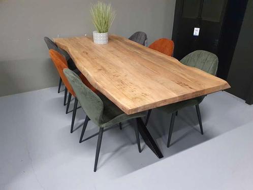 Actie! Anaconda eettafel | Massief acacia | 220/240 x 100 cm, Huis en Inrichting, Tafels | Eettafels, 50 tot 100 cm, 200 cm of meer