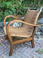 Erich Diekmann - Fauteuil - Hout, Papercord, Antiek en Kunst