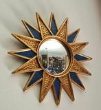 Wandspiegel- Witchs Eye / Butler - Glas, Hars - Goud/blauwe, Nieuw