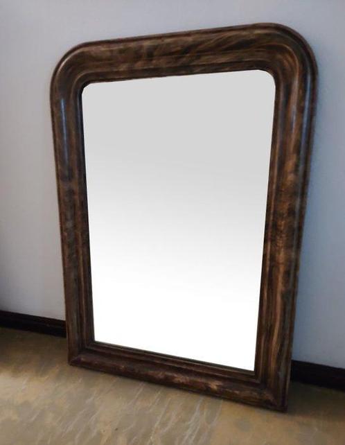 Wandspiegel - Nep hout decoratie, Antiek en Kunst, Antiek | Overige Antiek
