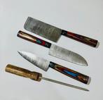 Keukenmes - Keukenmessenset (0265) - Exotisch houten handvat