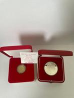 Monaco. 2 Euro et Medaglie dargent. 2011 Mariage (Zonder, Postzegels en Munten, Munten | Europa | Euromunten
