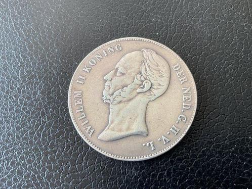 Nederland. Willem II. 2 1/2 Gulden 1849 (Zonder, Postzegels en Munten, Munten | Nederland