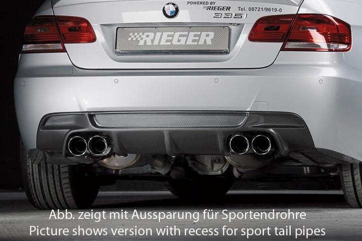 Rieger diffuser | 3-Serie E92: 09.06-02.10 (tot Facelift), 0, Auto-onderdelen, Carrosserie en Plaatwerk, Nieuw, BMW, Verzenden
