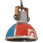 vidaXL Hanglamp industrieel rond 25 W E27 30 cm meerkleurig, Verzenden, Nieuw