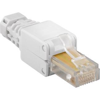 RJ45 connector Cat5e | UTP (Voor stugge kern, Field plug), Computers en Software, Pc- en Netwerkkabels, Nieuw, Verzenden