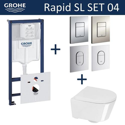 Grohe Rapid SL Toiletset set04 Calitri Urby Compact met, Doe-het-zelf en Verbouw, Sanitair, Overige typen, Nieuw, Ophalen of Verzenden