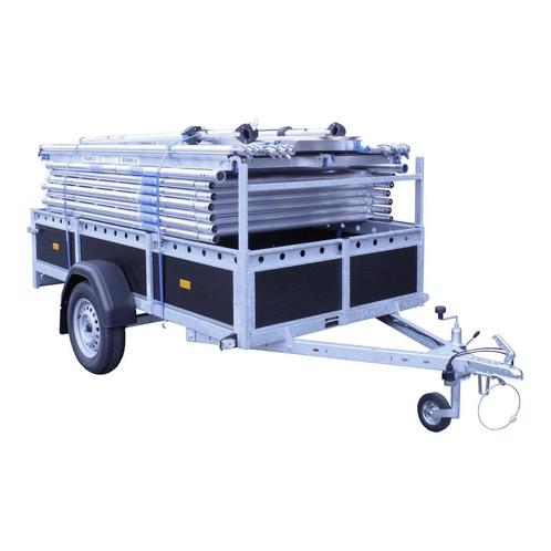 ALX Rolsteiger inclusief bakwagen 90 x 250 x 8,2m wh, Doe-het-zelf en Verbouw, Steigers, Rolsteiger of Kamersteiger, Nieuw, 5 meter of hoger