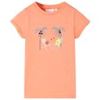 vidaXL Kindershirt 104 perzikkleurig, Kinderen en Baby's, Verzenden, Nieuw