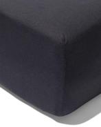 HEMA Boxspring hoeslaken 140x200cm jersey donkergrijs, Verzenden, Nieuw