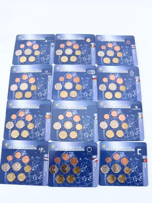 Europa. Series 1 Cent - 2 Euro 2002 (12 series) (Zonder, Postzegels en Munten, Munten | Europa | Euromunten